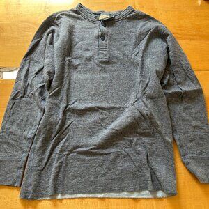 LL Bean Two-Layer River Driver's henley shirt